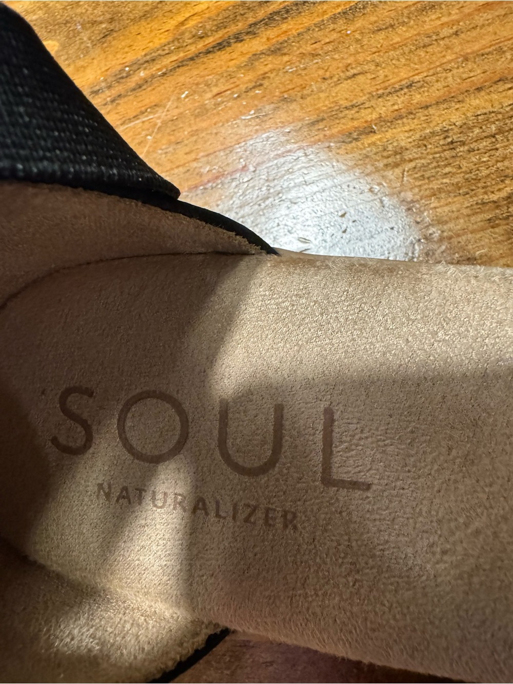 New Soul Naturalizer Women's Faux Black Leather Intro Sandals Size 8.5W - Picture 5 of 10